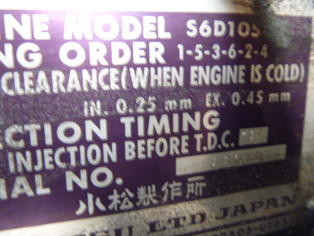 Xe nâng hàng 20 tấn Komatsu FD200-4 1984